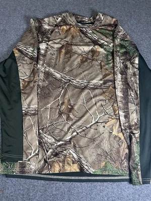 Realtree Kings River Long Sleeve Camo Shirt Men’s Sz Xl  Hunting Mock Turtleneck - Image 1 of 4