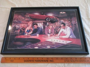 Electric Art Gallery Lighted Art Picture Evening at Ricks Elvis, Marilyn, James - Picture 1 of 15
