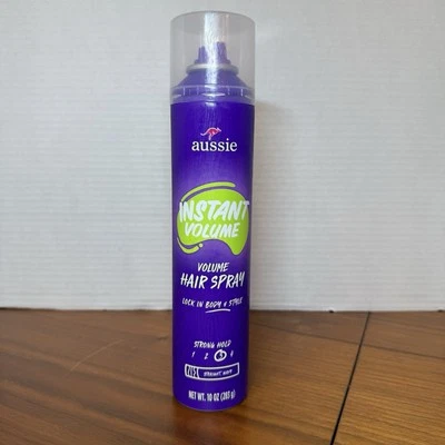 Aussie Instant Volume Hair Spray for Straight Hair Strong Hold Level 3 10oz New - Image 1 of 3
