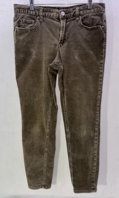 Pantalones de mezclilla BDG ajustados de pana para mujer talla 27 marrón ajustados novio tiro bajo (32X26) Foto 1 de 4