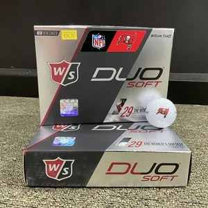 Wilson Staff Duo Soft NFL Logo Golf Balls Tampa Bay Buccaneers 12 Count Box NEW - Picture 1 of 3