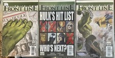 Lot Of 3 Marvel World War Hulk Front Line  #1 4 5 NM Boarded