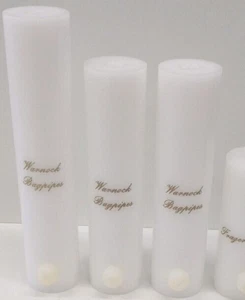 Frazer Warnock WHITE Bagpipe Drone Reed Protectors - Picture 1 of 7