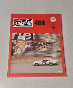 Bobby Allison Signed Autographed 1981 Gabriel 400 Program NASCAR - Picture 1 of 1