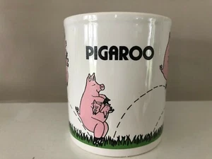 Vintage Pig Kangaroo Pigaroo Mug June Sobel 1980 Kiln Craft England - Imagen 1 de 5