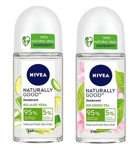 Nivea Bio Deodorant Roll On for Women 50 milliliters - Picture 1 of 7