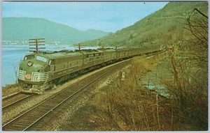New York Central Railway Empire State Express Locomotiva c1961 cartolina cromata - Foto 1 di 2
