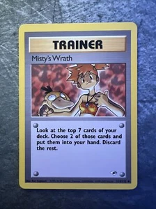 Misty's Wrath - 114/132 Gym Heroes - Trainer Pokémon Card - NM - Picture 1 of 4