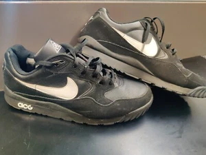Nike Air Wildwood ACG Shoes Black White Mens Size 9.5 322620-013 Sneakers Retro - Picture 1 of 9