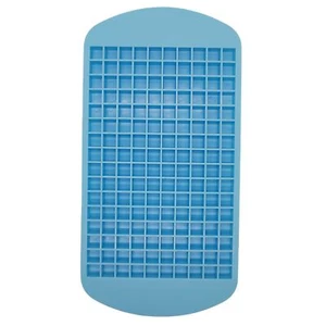 Flexible Silicone Easy-Release Mini Crushed Ice Cube Tray - 160 Small Ice Cubes - Picture 1 of 9