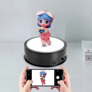 360 Electric Motorized Rotating Display Stand Turntable Platform Jewelry Display - Picture 1 of 15