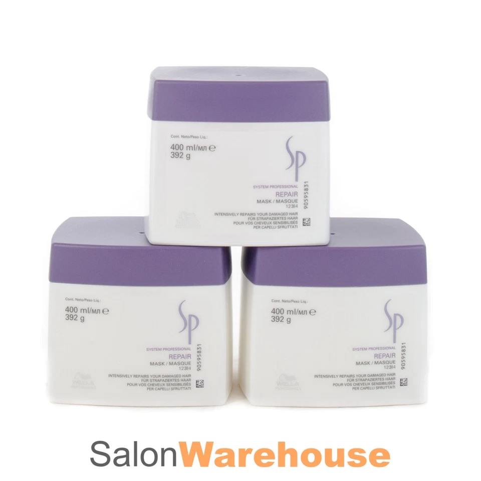 Wella SP System Professional Repair Treatment Mask Damaged Hair 400ml TRIO - image 1 of 1