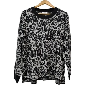 Calvin Klein Pullover Pulli Leopard Animal Print Classic Career Chic Gr. XL - Bild 1 von 5