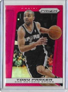 2013-14 Panini Prizm Basketball Tony Parker Red Prizm #59 San Antonio Spurs HOF 