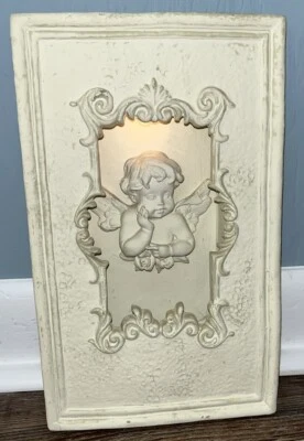 Placa de pared iluminada Cherub Collection Alco Industries  Foto 1 de 4