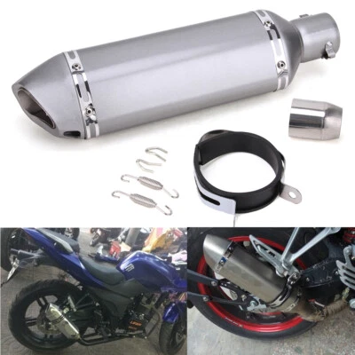Universal Motorcycle Exhaust Muffler Pipe Removable DB Killer Slip on 38-51mm US - Image 1 of 4
