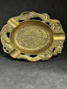 Vintage Italian Bronze Ashtray Art 50 Mod Dep 002 - Picture 1 of 12