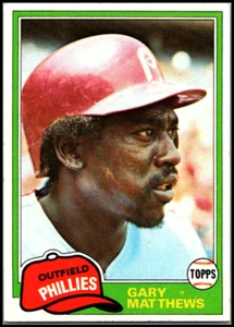 Gary Matthews 1981 Topps Traded #800 - ¡envío gratuito! - Imagen 1 de 2