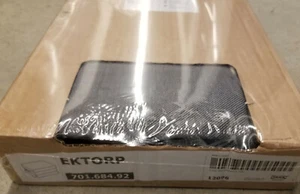 Sillón y reposapiés otomano IKEA EKTORP FUNDAS GRIS SVANBY lino - Imagen 1 de 6