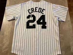 Chicago White Sox 2005 World Series Joe Crede Signed Jersey Sz L JSA - Picture 1 of 10