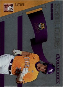 2010 Donruss Elite Extra Edition School Colors Baseball Card #18 Micah Gibbs