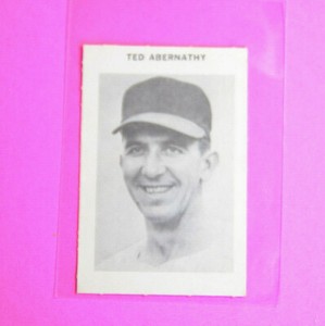 1969 Milton Bradley, Baseball Game card Ted Abernathy, Nm-Mt