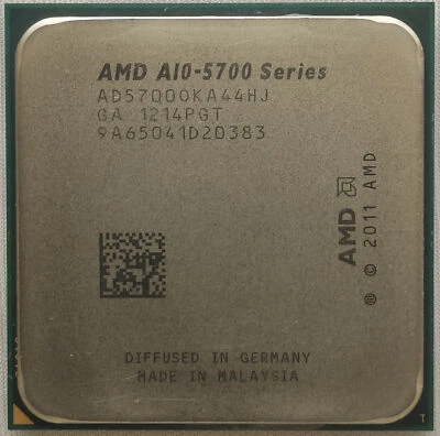 AMD A10-Series A10-5700 Socket FM2 CPU Processor 3.4GHz Quad-Core - Image 1 of 3