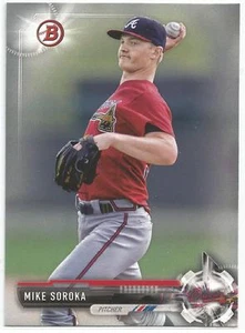 Mike Soroka Atlanta Braves 2017 Bowman béisbol - Imagen 1 de 2