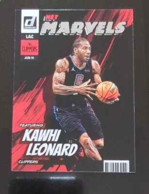 🏀2022-23 Kawhi Leonard Panini Donruss Net Marvels Insert 1 LA Clippers Card NM - Image 1 of 2