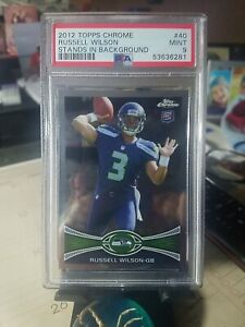 Russell Wilson 2012 Topps Chrome RC PSA 9 RED HOT 🔥🔥🔥🔥!!!