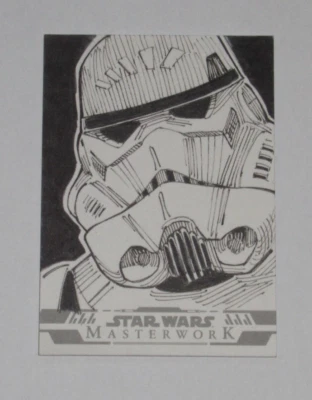 Topps Star Wars Masterwork 2024 Stormtrooper Sketch Card 1/1 Emrah Cildir - Image 1 of 2