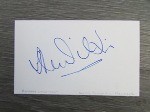 Howard Wilkinson Leeds United Boston England Football Original Hand Signed Card