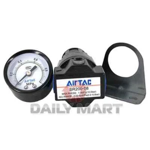New In Box AIRTAC SR200-08 Air Pressure Regulating Valve - Picture 1 of 2