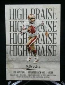2018 Classics High Praise #6 Joe Montana San Francisco 49ers - Picture 1 of 2