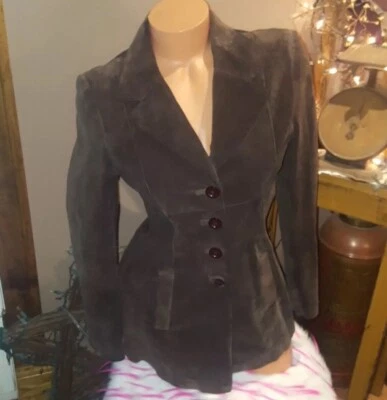 Abrigo Blazer Bebe Cuero Genuino M Usado en Excelente Condición Foto 1 de 4