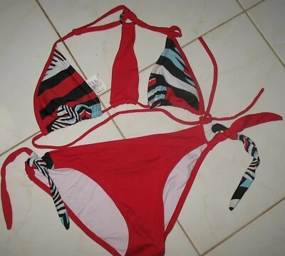 PHAX 2 PIEZAS.  Conjunto de parte superior e inferior de bikini talla PEQUEÑA 32   Foto 1 de 4
