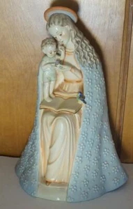 M.J. Hummel Porcellana Fiore Madonna Gesù Bambino 10/III Rara 11" - Foto 1 di 9