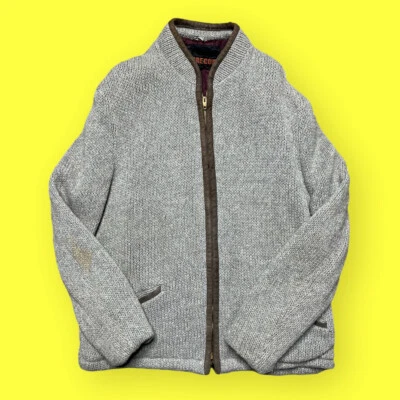 Vintage Mcgregor Jacket 1960s Wool Zip Up Gray Men’s Size 44 Vtg 60s - Image 1 of 4