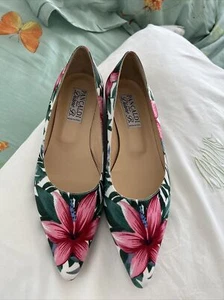 Pancaldi for Diane B floral flats 39.5 NEW - Picture 1 of 5