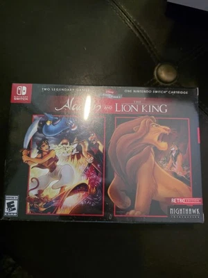 Disney SNES Games Aladdin The Lion King Retro Edition Box Nintendo Switch CIB - Image 1 of 3