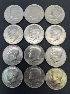 1776- 1976 50C Bicentennial Kennedy Half Dollar  (Lot of 12 coins) - Picture 1 of 5