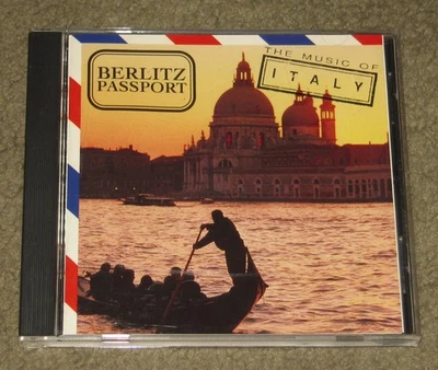 Berlitz Passport - Passport To Italy - The Music Of Italy (CD, 1992, Sony) Foto 1 de 3