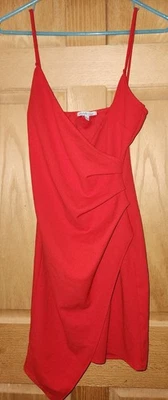 Charlotte Russe Medium Women's Jrs RED Spaghetti strap Party Dress - Image 1 of 4
