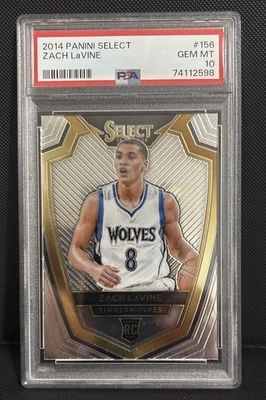 2014 Panini Select Zach LeVine Rookie #156 PSA Gem MT 10  - Image 1 of 2