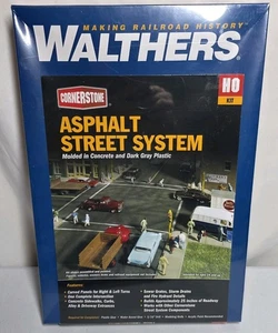 NEW Walthers 933-3194 Asphalt Street System Kit Complete HO Sc FREE US SHIP - Picture 1 of 2
