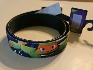 Teenage Mutant Ninja Turtles Childs Belt TMNT 2016 S/M 22-26 - Picture 1 of 4
