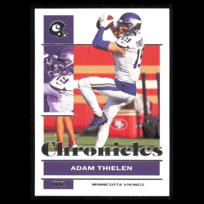 Adam Thielen #53 2021 Panini Chronicles Minnesota Vikings Football Card NFL NM - Image 1 of 3