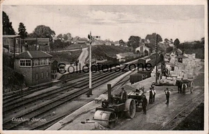 Corsham Railway Station Wiltshire postal impresa sin publicar - Imagen 1 de 2