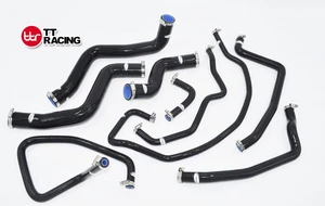 Silicone Radiator Coolant Heater Hose For Mazda RX8 SE3P RX-8 13B-MSP Black new - Picture 1 of 2
