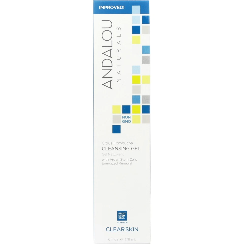 Andalou Naturals Clear Skin Cleansing Gel Citrus Kombucha 6 Oz - Image 1 of 1